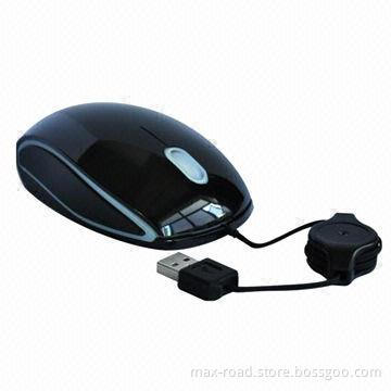 Optical Mouse 1600dpi Patent Design with LED Light